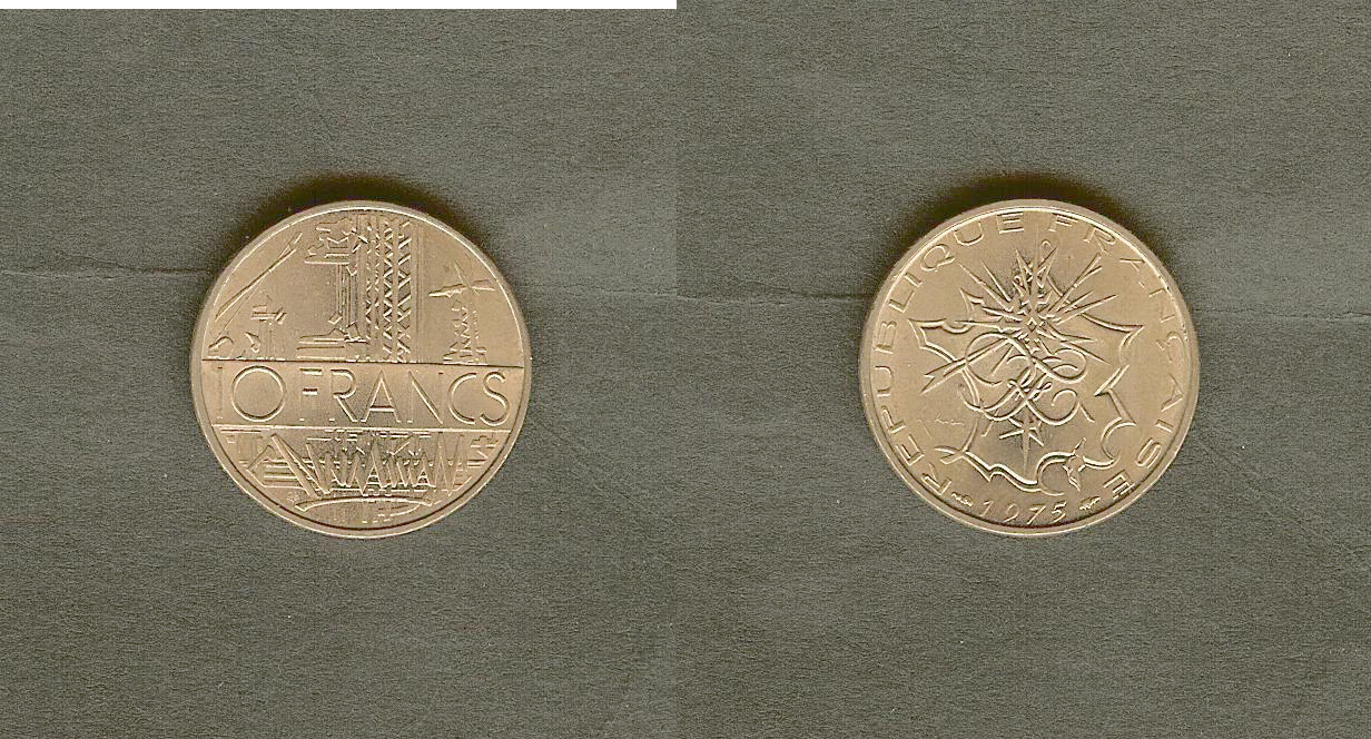 10 francs Mathieu 1975 Pessac FDC-